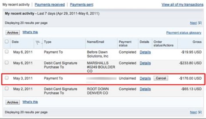 Can I cancel money I sent through PayPal?