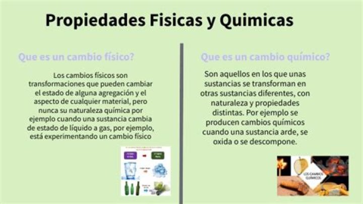 ¿Cuáles son las propiedades quimicas ejemplos?
