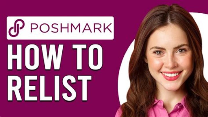 How do I relist a Cancelled item on poshmark?