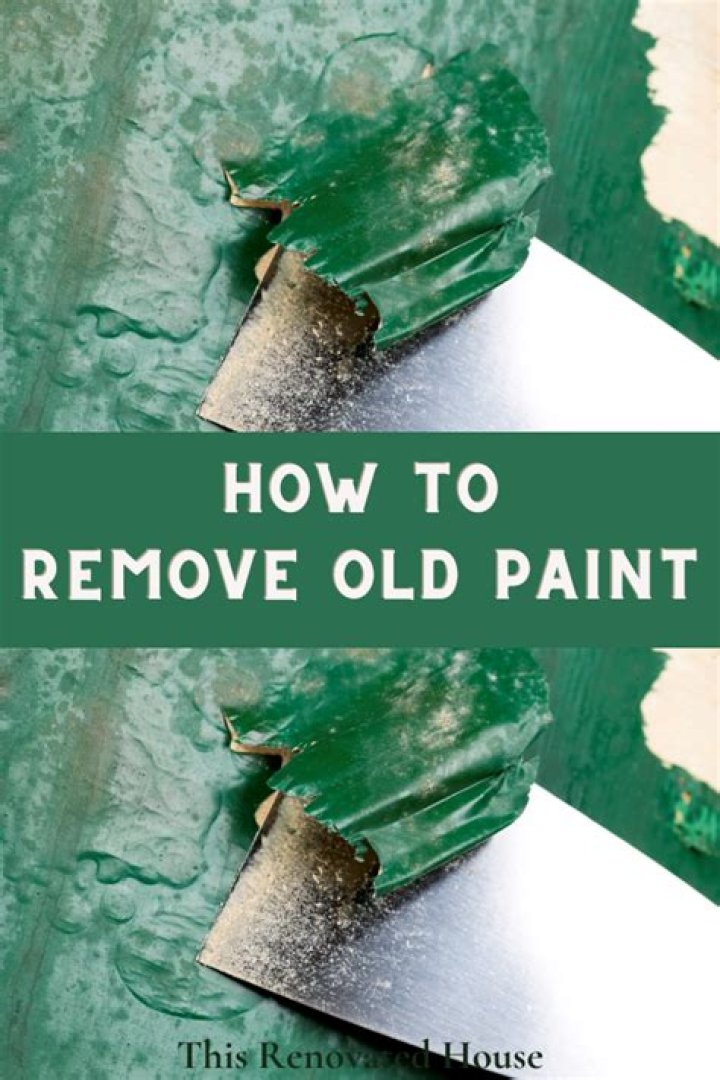 How do you remove old layers of paint?