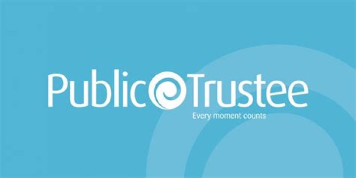 What does the public trustee do?