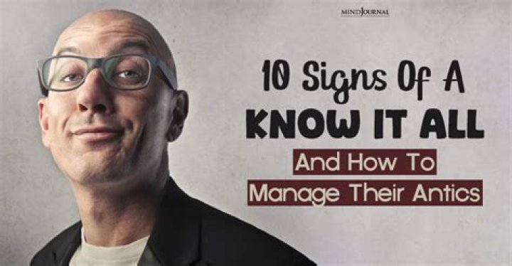 Why are you a know it all?